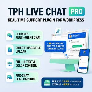 TPH Live Chat Pro – Ultimate Real-Time Multi-Agent Live Chat for WordPress