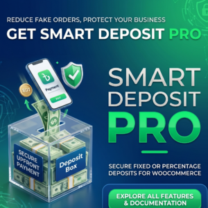 Smart Deposit Pro - Ultimate WooCommerce Partial Payment & Deposit Solution