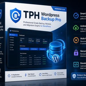 TPH WordPress Backup Pro – Advanced Backup, Restore & Migration Plugin